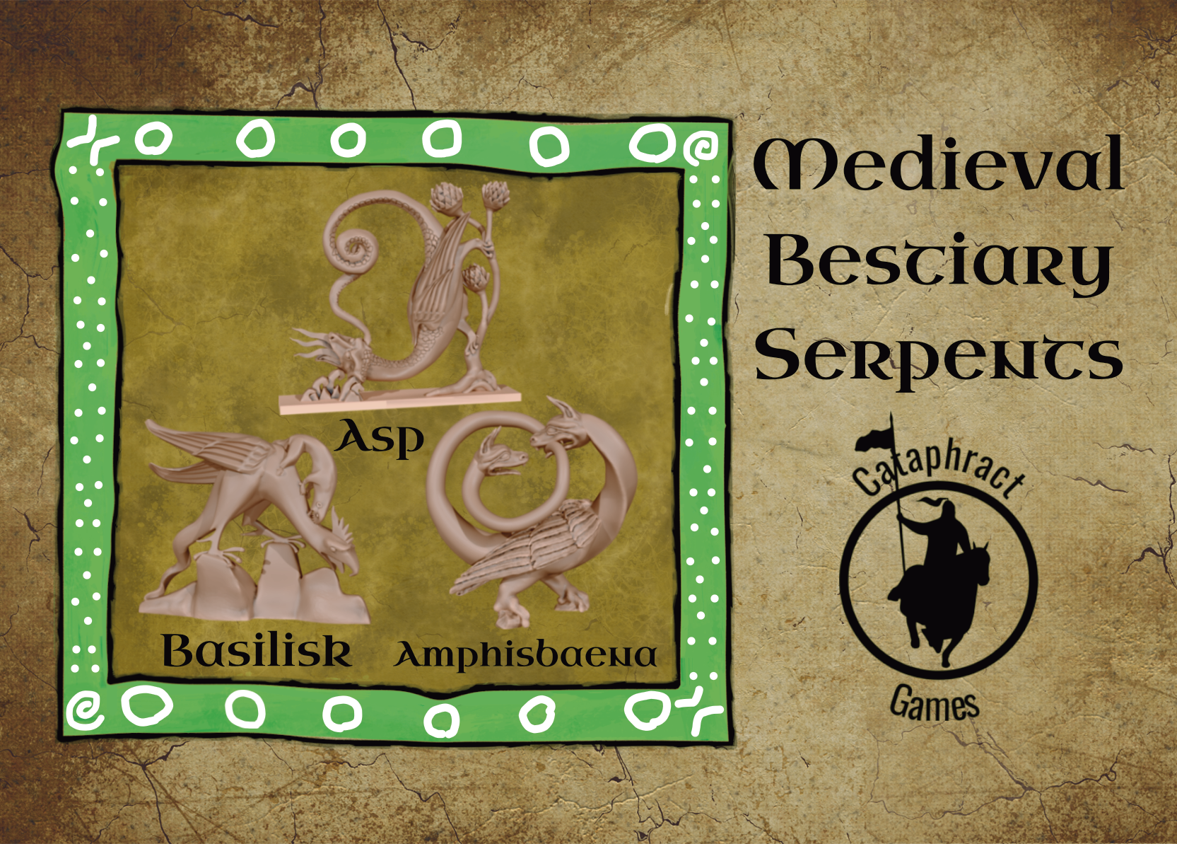 Medieval Bestiary Serpents