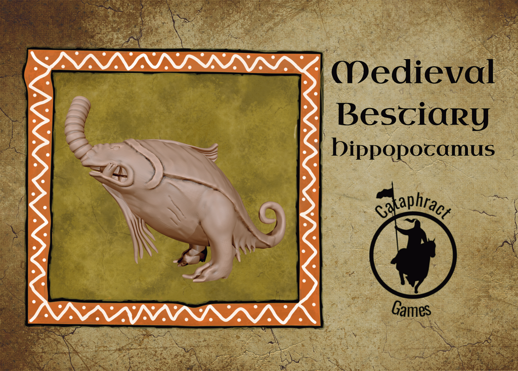 Medieval Bestiary Hippopotamus