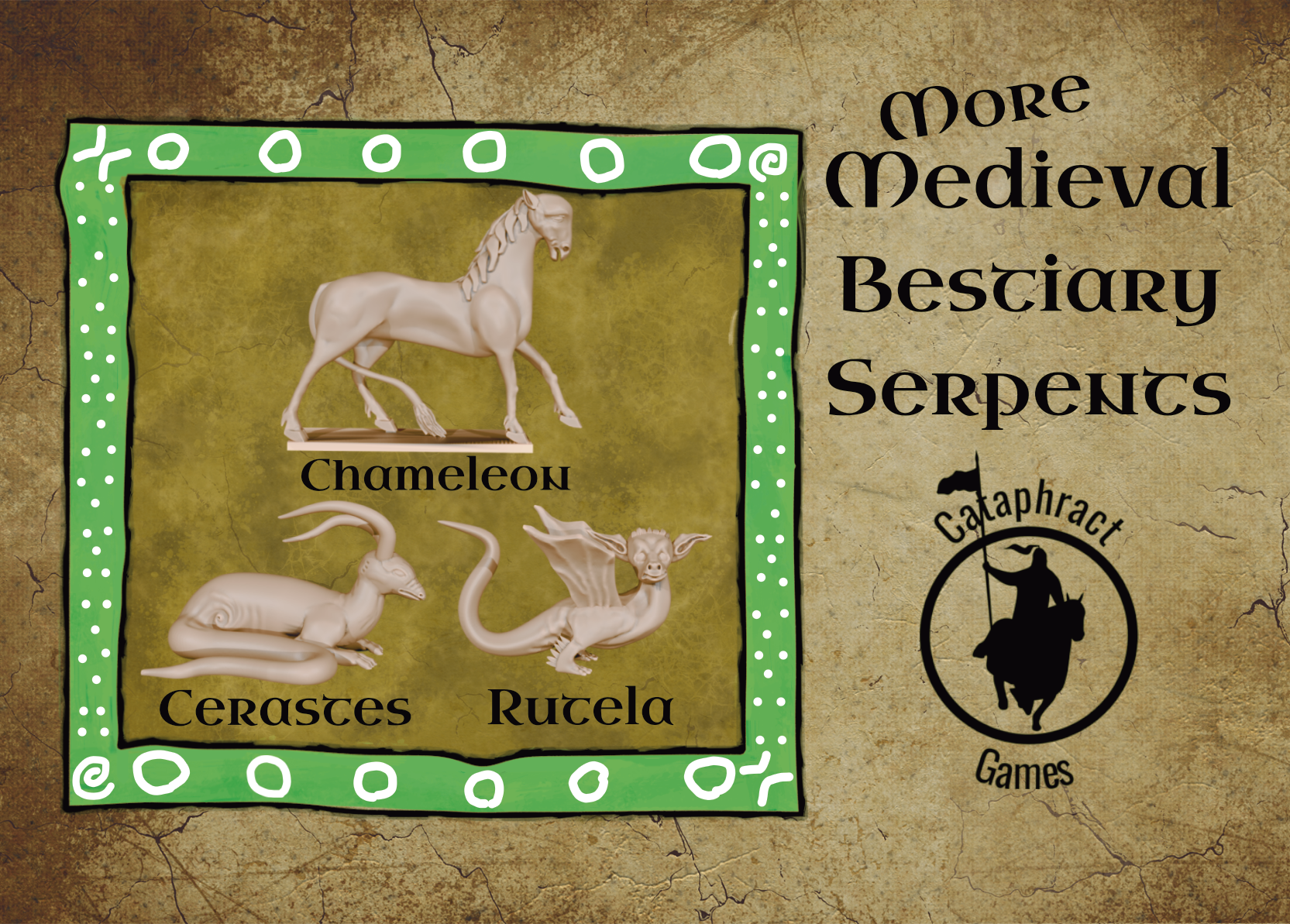 More Medieval Beastiary Serpents